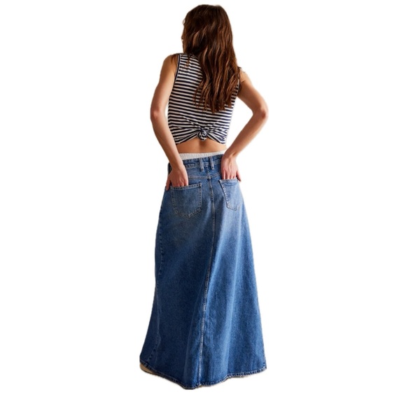 Free People | Come As You Are Maxi with Slit NWT - Picture 5 of 10